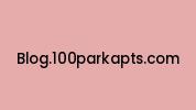 Blog.100parkapts.com Coupon Codes