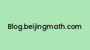 Blog.beijingmath.com Coupon Codes