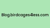 Blog.birdcages4less.com Coupon Codes