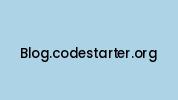 Blog.codestarter.org Coupon Codes