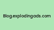 Blog.explodingads.com Coupon Codes