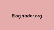 Blog.nader.org Coupon Codes