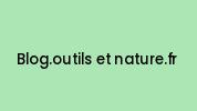 Blog.outils-et-nature.fr Coupon Codes