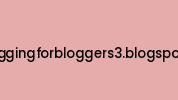 Bloggingforbloggers3.blogspot.ca Coupon Codes