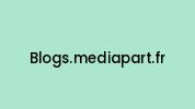Blogs.mediapart.fr Coupon Codes