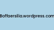 Boffaersilia.wordpress.com Coupon Codes