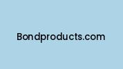 Bondproducts.com Coupon Codes