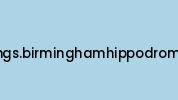 Bookings.birminghamhippodrome.com Coupon Codes