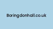Boringdonhall.co.uk Coupon Codes
