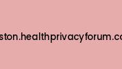 Boston.healthprivacyforum.com Coupon Codes