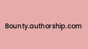 Bounty.authorship.com Coupon Codes