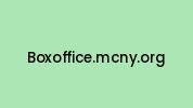 Boxoffice.mcny.org Coupon Codes