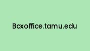 Boxoffice.tamu.edu Coupon Codes