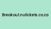 Breakout.nutickets.co.za Coupon Codes