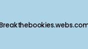 Breakthebookies.webs.com Coupon Codes