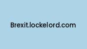 Brexit.lockelord.com Coupon Codes