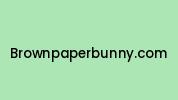 Brownpaperbunny.com Coupon Codes