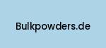 bulkpowders.de Coupon Codes
