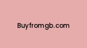 Buyfromgb.com Coupon Codes