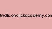 Bwdfs.onclickacademy.com Coupon Codes