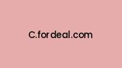 C.fordeal.com Coupon Codes