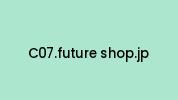 C07.future-shop.jp Coupon Codes