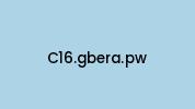 C16.gbera.pw Coupon Codes