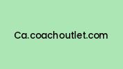 Ca.coachoutlet.com Coupon Codes