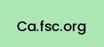 ca.fsc.org Coupon Codes