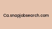 Ca.snapjobsearch.com Coupon Codes