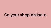 Ca.your-shop-online.in Coupon Codes