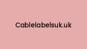Cablelabelsuk.uk Coupon Codes