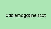 Cablemagazine.scot Coupon Codes