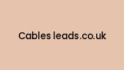 Cables-leads.co.uk Coupon Codes