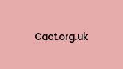 Cact.org.uk Coupon Codes