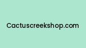 Cactuscreekshop.com Coupon Codes
