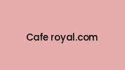 Cafe-royal.com Coupon Codes