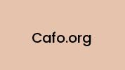 Cafo.org Coupon Codes