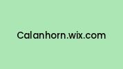 Calanhorn.wix.com Coupon Codes