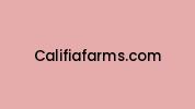 Califiafarms.com Coupon Codes
