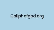Caliphofgod.org Coupon Codes