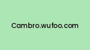 Cambro.wufoo.com Coupon Codes