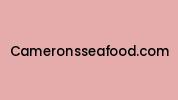 Cameronsseafood.com Coupon Codes