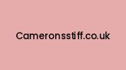 Cameronsstiff.co.uk Coupon Codes