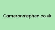 Cameronstephen.co.uk Coupon Codes