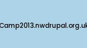 Camp2013.nwdrupal.org.uk Coupon Codes