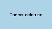 Cancer-defeated Coupon Codes