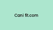 Cani-fit.com Coupon Codes