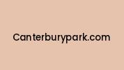 Canterburypark.com Coupon Codes