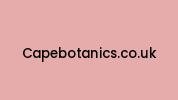 Capebotanics.co.uk Coupon Codes